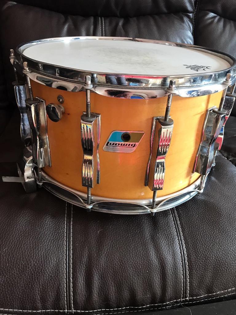 Ludwig 14 x 8 Coliseum Snare Drum Natural Maple in Sutton, London
