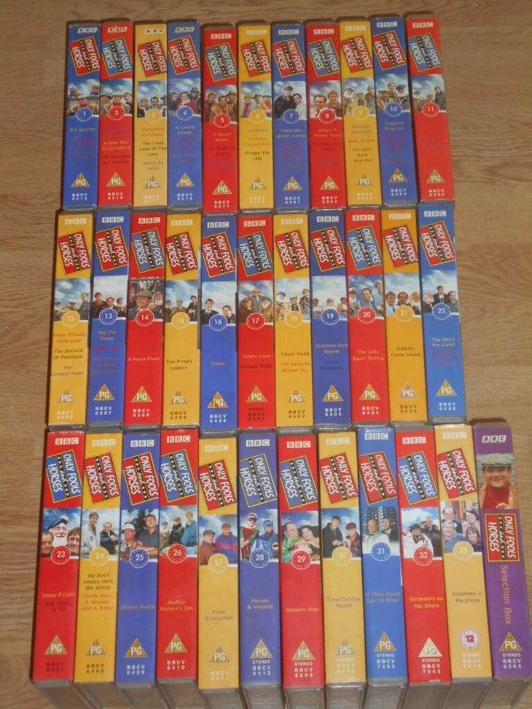 Only Fools And Horses VHS Collectors Collection Complete Set of 34