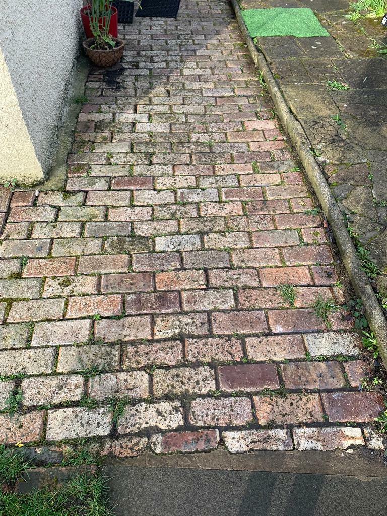 Decorative Brick Patio Paving In Prestwick South Ayrshire