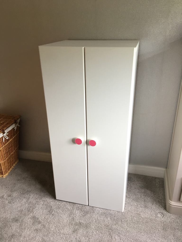 IKEA Stuva/Folka white children’s wardrobe in Gedling