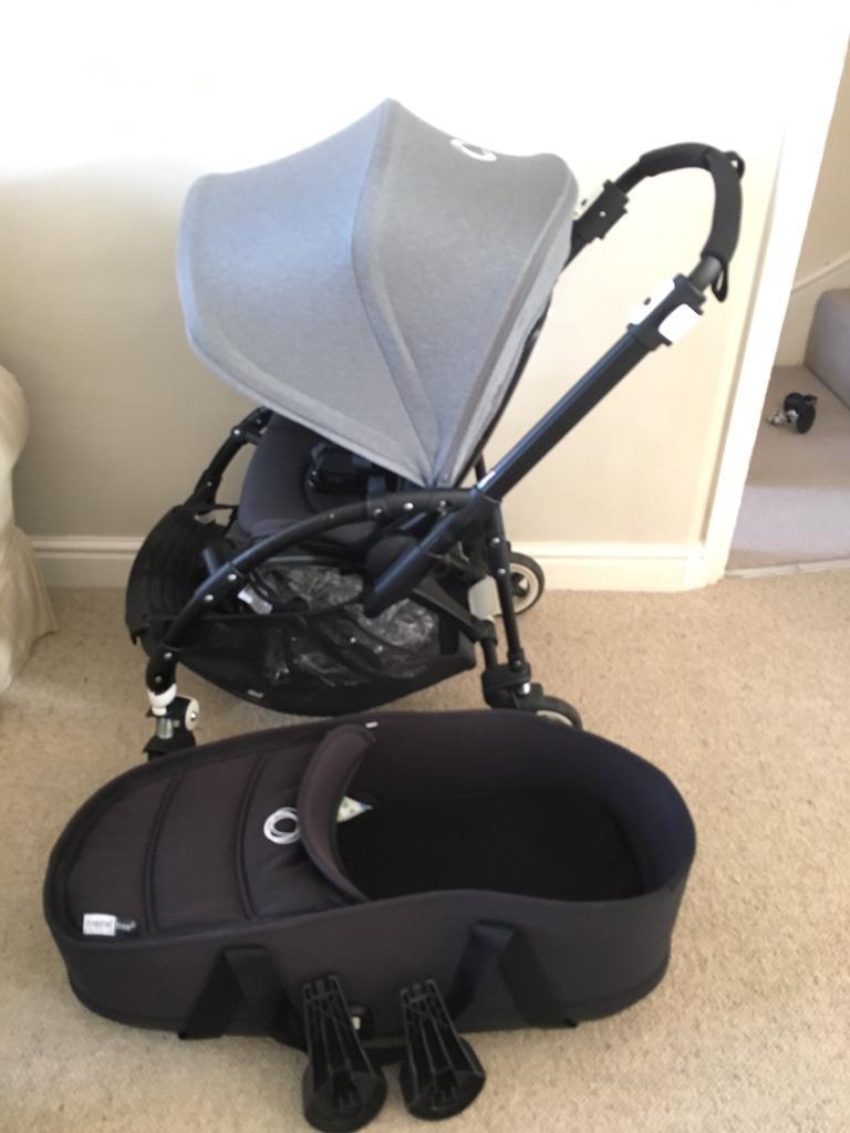 Bugaboo bee 3 all black with carrycot in Faversham, Kent Gumtree