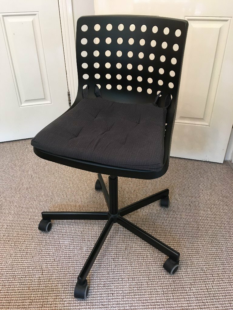 Ikea Swivel Chair With Cushion Black Skalberg Sporren In