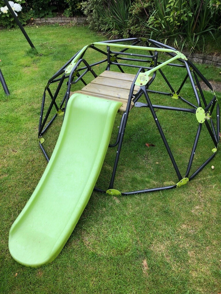 climbing frame dome shape and integra slide. in Bangor, County Down