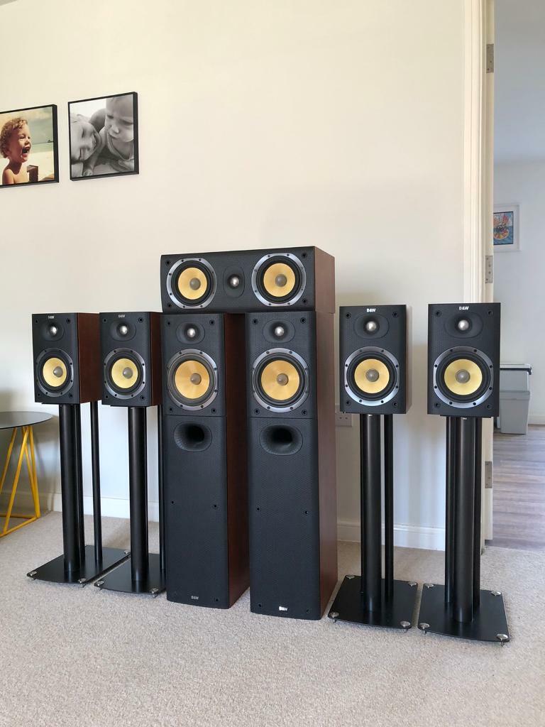 B&W Bowers & Wilkins 600 S3 HiFi Home Cinema Surround Speaker Package