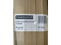 Twyford Sliding Shower Door Clear Glass ES40500CP 1700mm