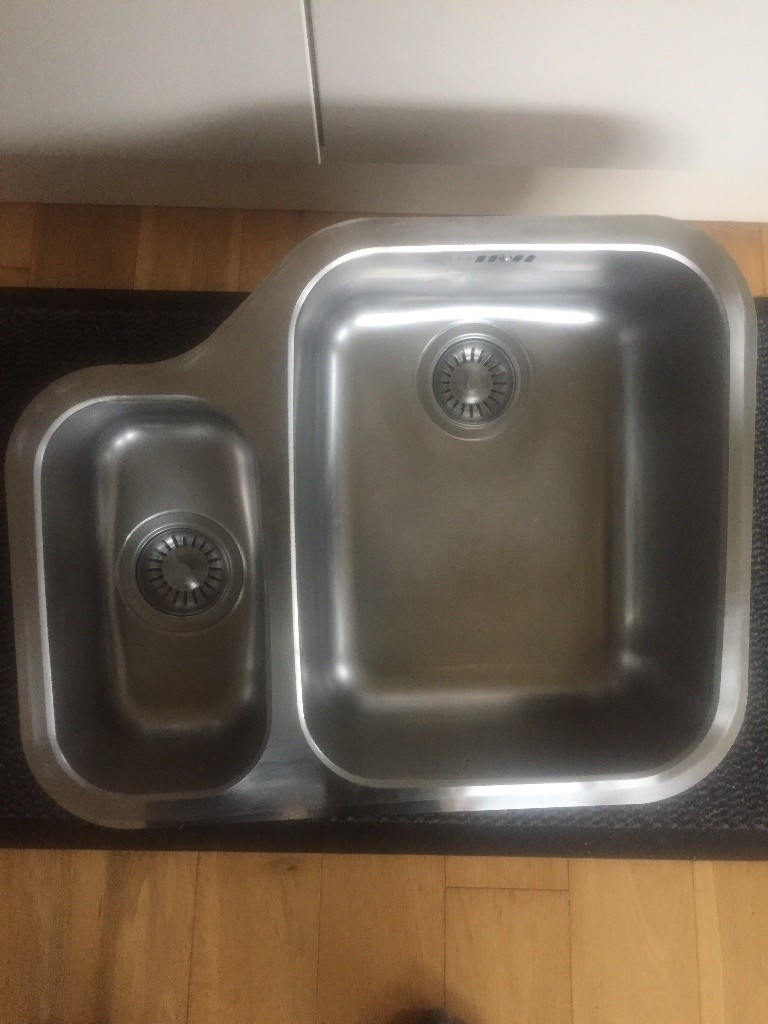 Franke undermount stainless steel kitchen sink in Bearsden, Glasgow