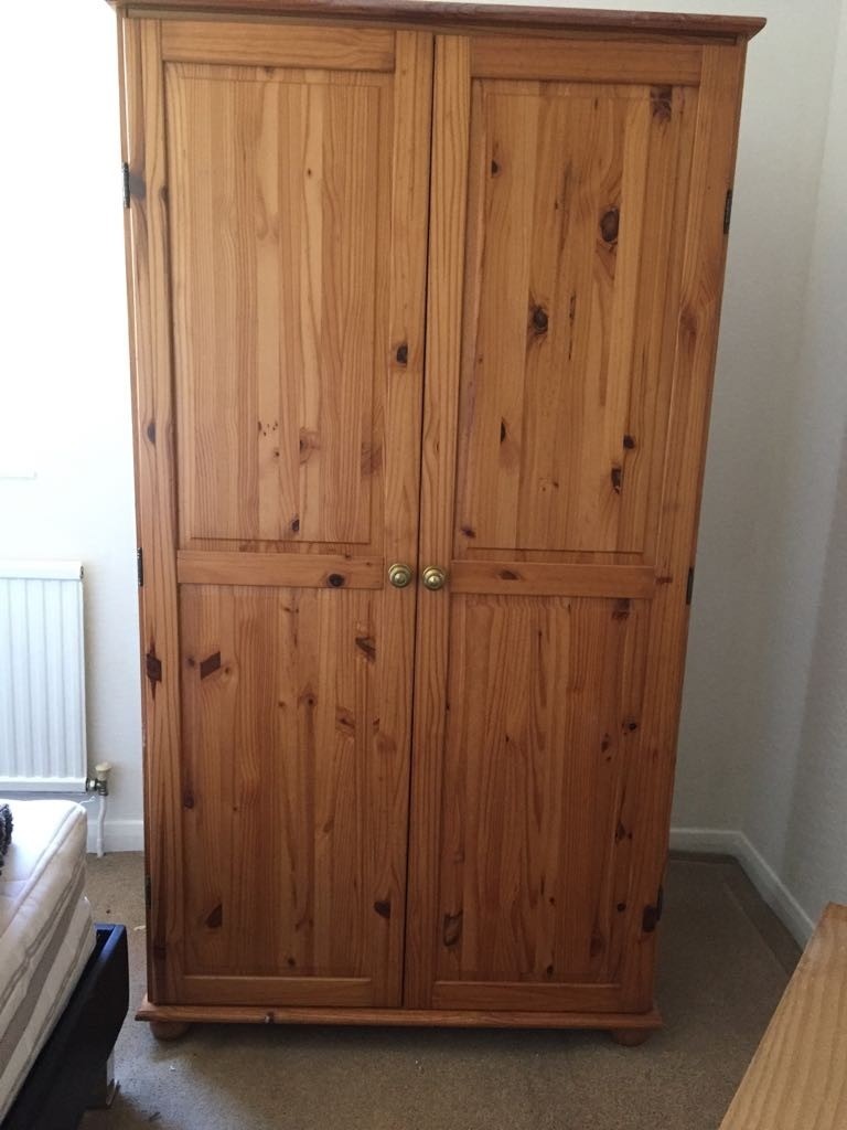 Pine double wardrobe for sale in Cambridge, Cambridgeshire Gumtree
