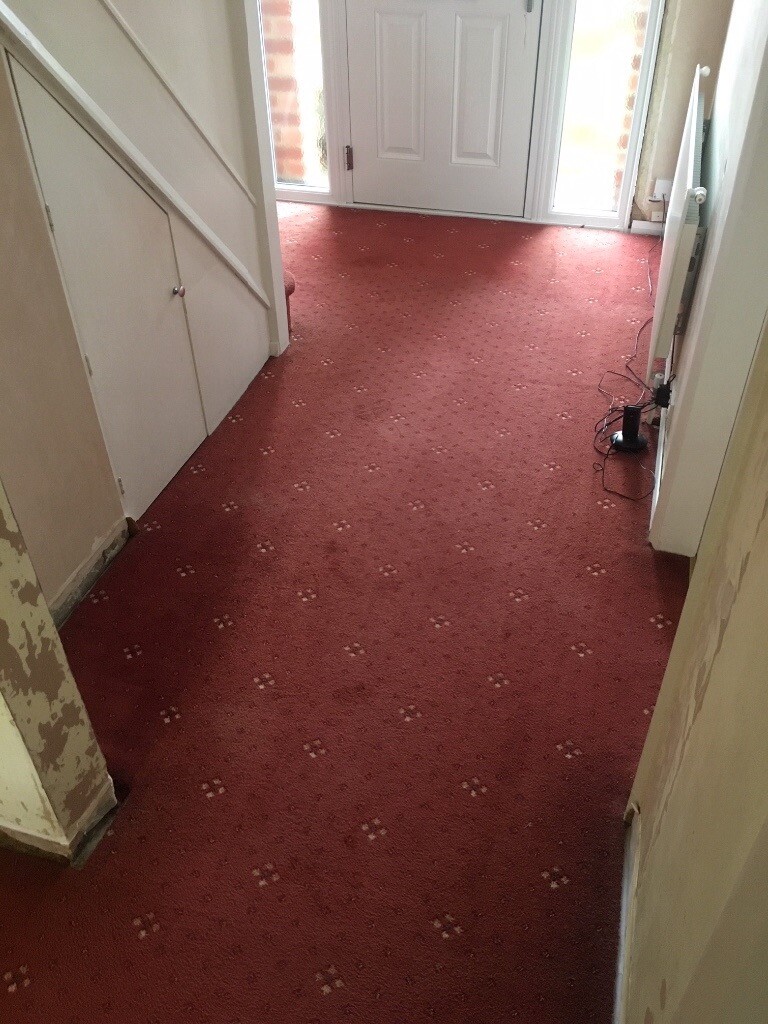 Large hall, stairs and landing carpet and underlay used in Bramcote