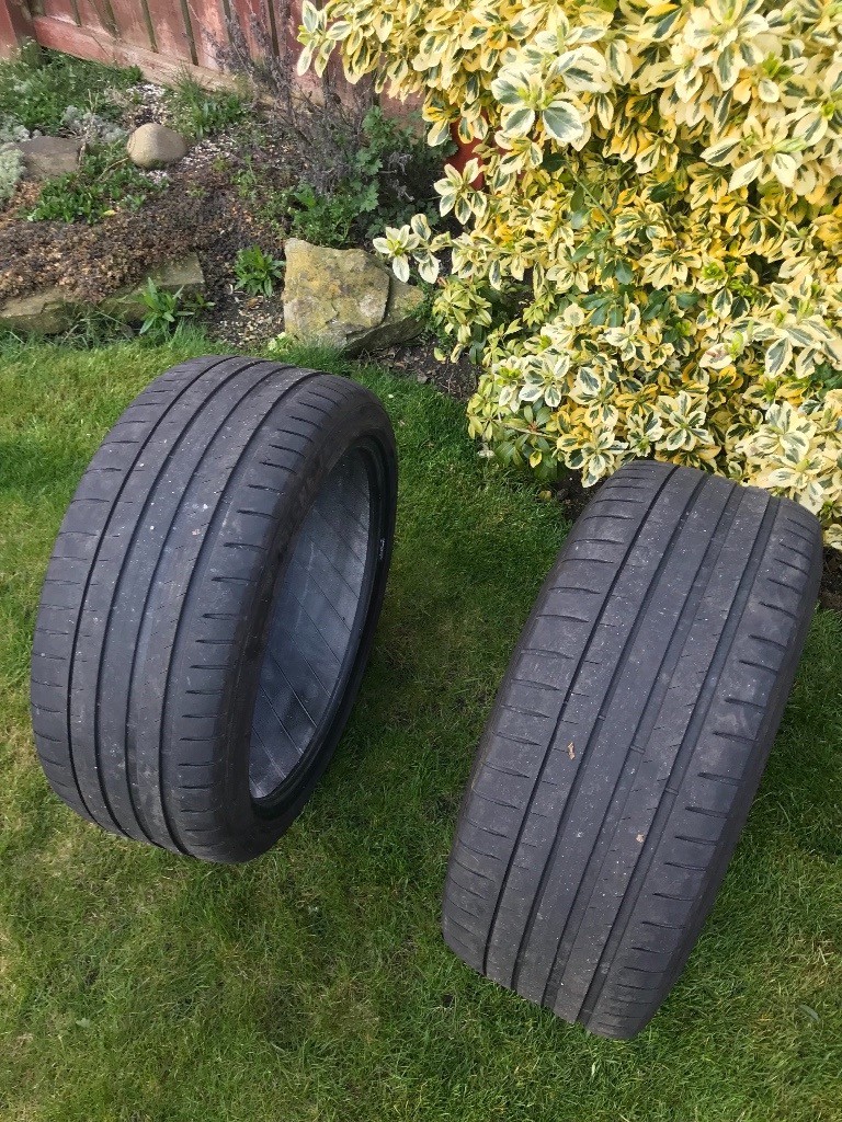 Pair of Michelin tyres 18 part worn in Auckland, County Durham