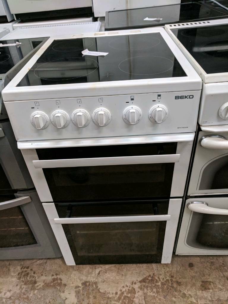 Beko electric double cooker white 50cm in Plymouth, Devon Gumtree