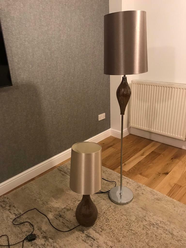 Next floor lamp and matching table lamp in Motherwell, North