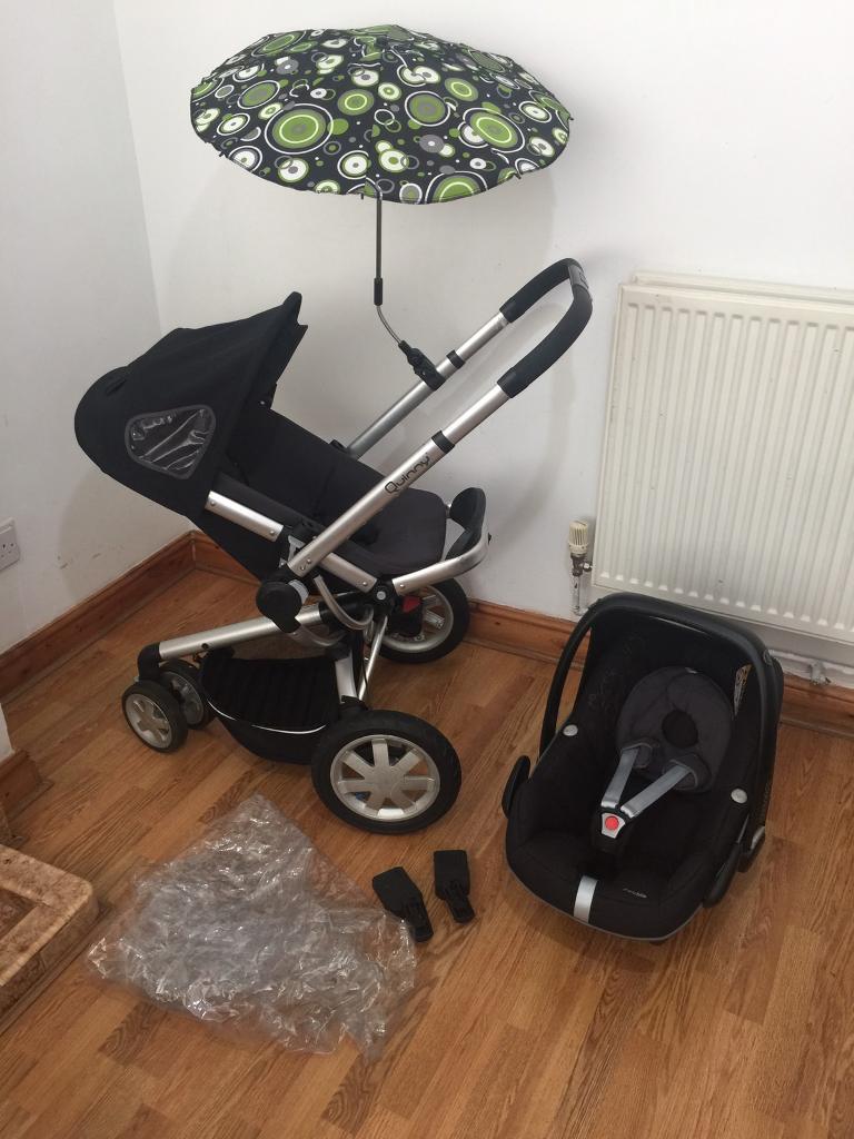 Quinny Buzz travel system/pushchair with Maxi cosi pebble car seat VGC
