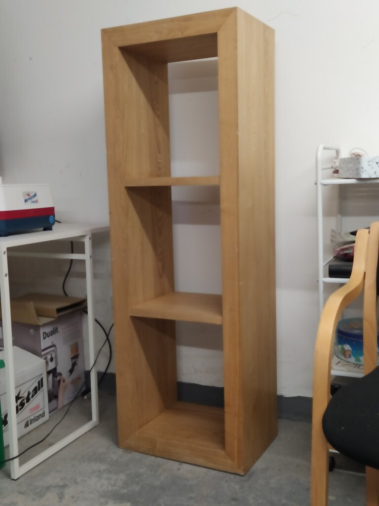 Large Wooden Shelving Unit 139 x 46 x 32cm in Southside, Glasgow
