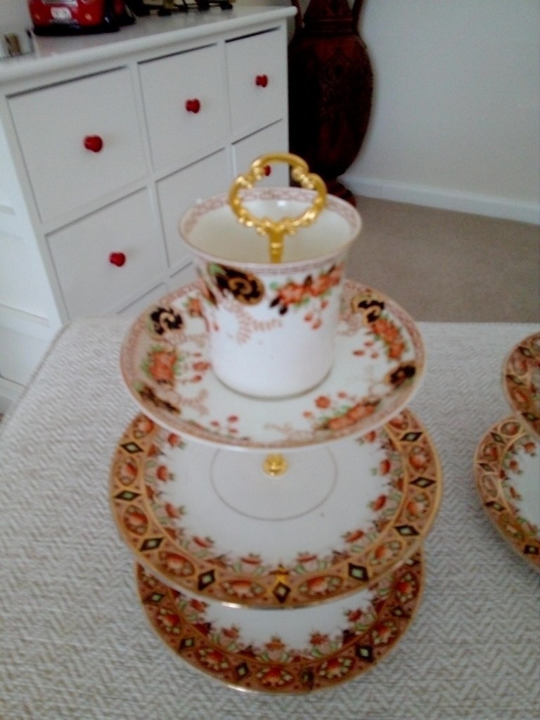 Vintage bone China Cake stand in Whitby, North Yorkshire Gumtree