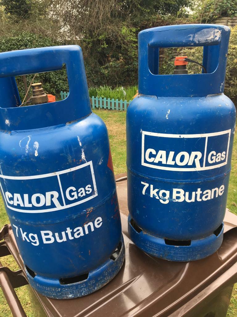 2 calor empty 7kg gas bottles caravan size , in Maidstone, Kent Gumtree