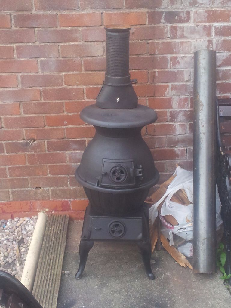 cast iron pot bellied stove/wood burner in Warrington, Cheshire Gumtree