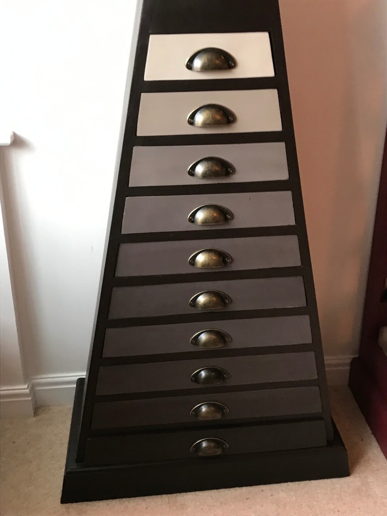 Unusual Pyramid Shaped Chest Of Drawers In Lymington