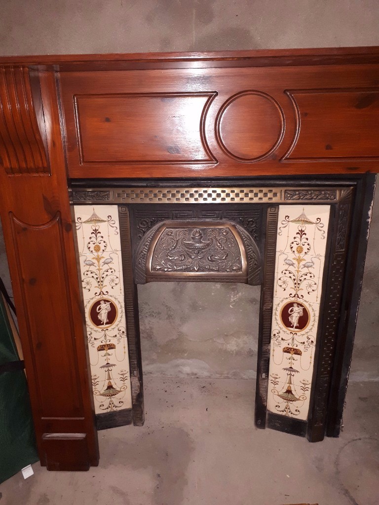 Victorian style fire surround with mirror in Portadown, County Armagh