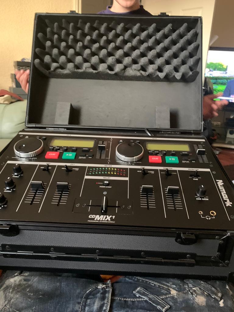 Numark twin CD players mixer and case in Salford, Manchester Gumtree