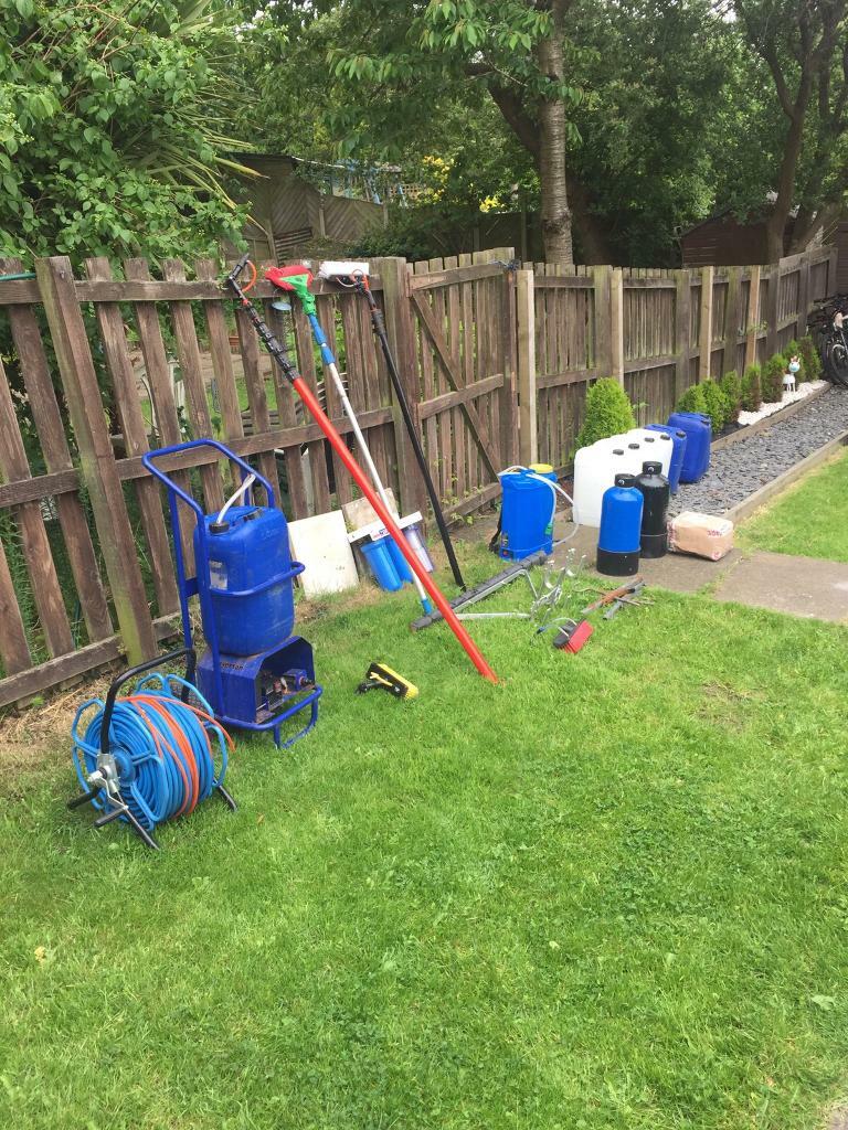 Water fed pole window cleaning / soft washing/conservatory cleaning