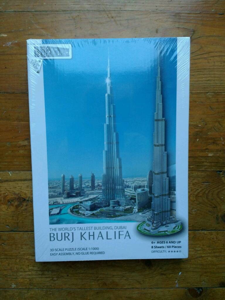 Burj Khalifa 3D puzzle in Ayr, South Ayrshire Gumtree