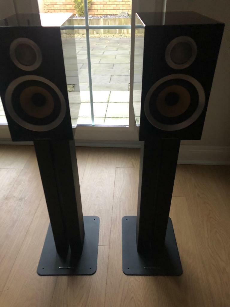 Bowers and Wilkins CM1 S2 speakers & stands in Lisburn, County Antrim