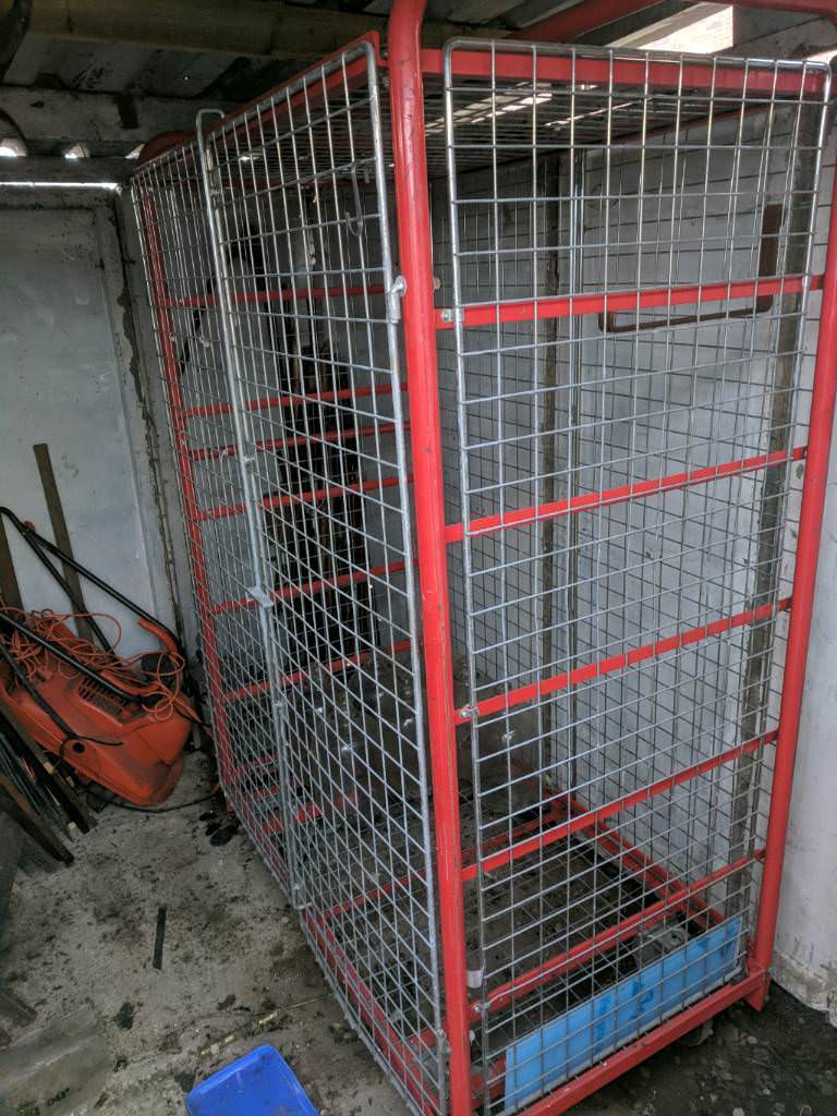 Storage cage / trolley for gas bottles/parts/tools in Middleton, West