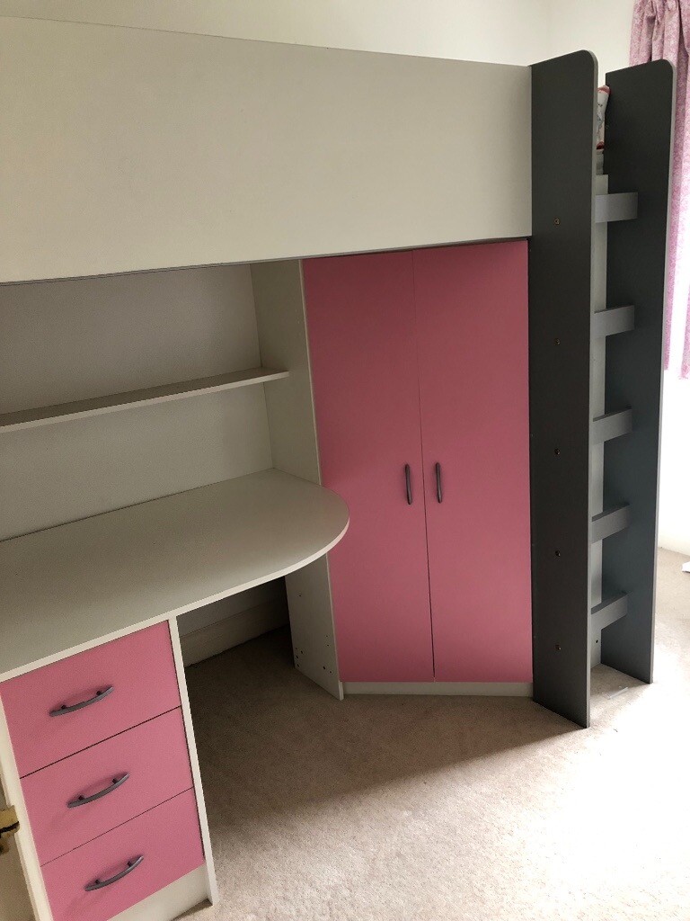 Girls High Sleeper Bed In Tadworth Surrey Gumtree