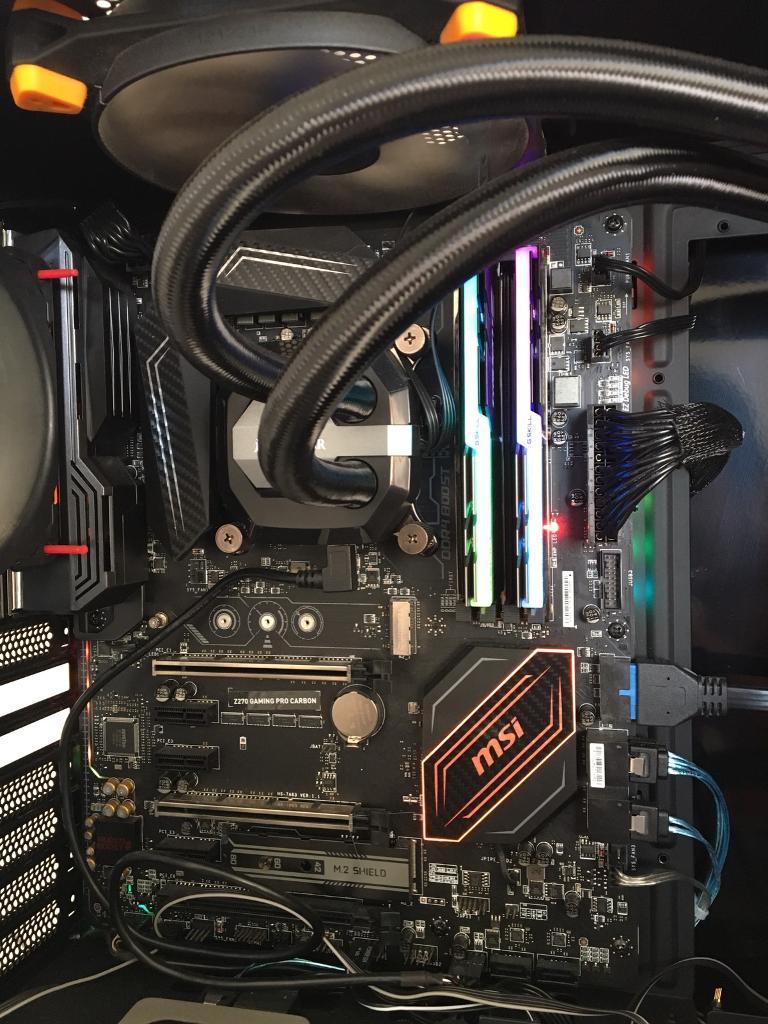 Intel i7 7700K CPU with MSI Z270 gaming carbon motherboard (sold) in