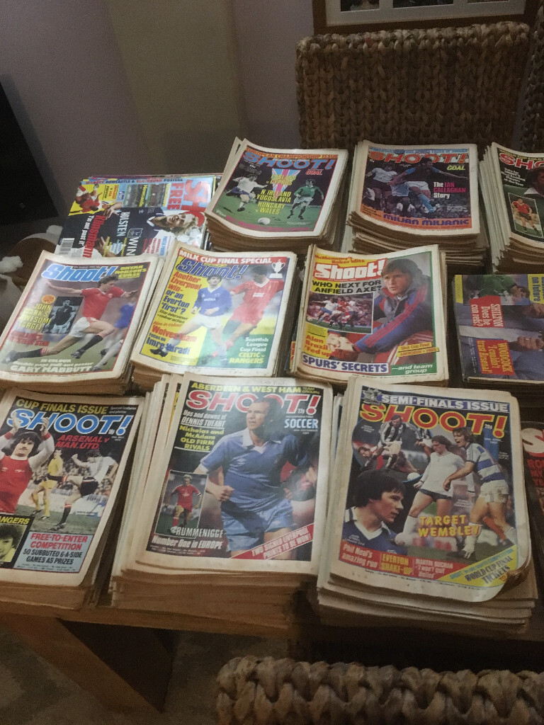 SHOOT MAGAZINE COLLECTION NEAR 800 EDITIONS 1972 1995 VINTAGE PLUS