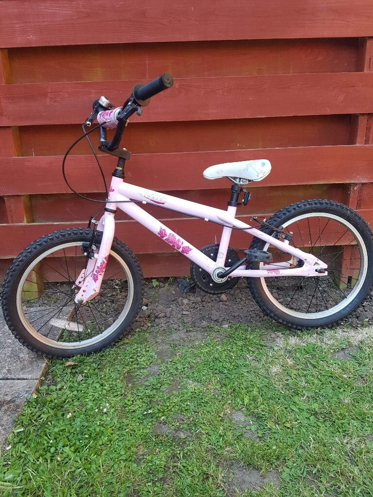 pink 14 inch bike