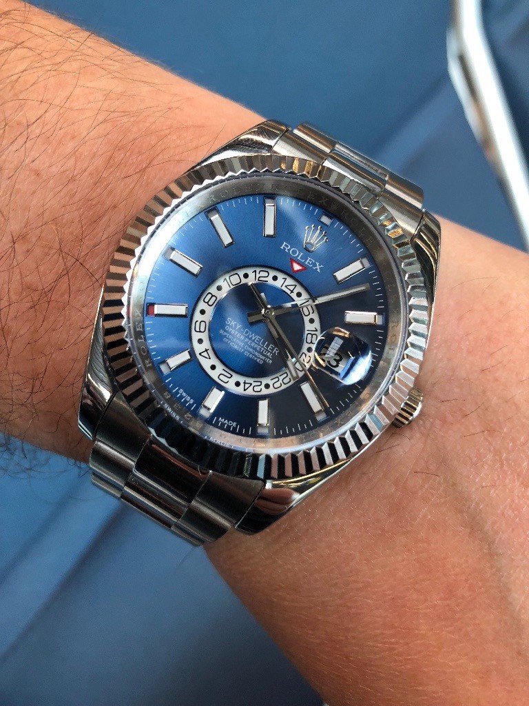 Ladies Rolex Watches Uk >> Rolex Sky Dweller Stainless Steel BLUE Dial | in Blackburn ... Ladies Rolex Watches Uk >> Rolex Sky Dweller Stainless Steel BLUE Dial | in Blackburn ...