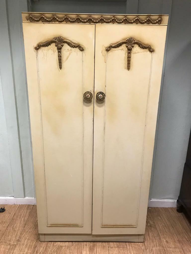 Vintage Off White French Style Wardrobe In Kirkintilloch Glasgow