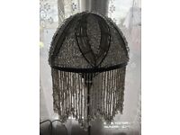 VINTAGE ANTIQUE STYLE LAMP WITH BEADED EDGE DESIGN - PERFECT CONDITION