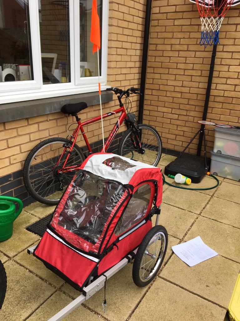 Halfords Bike Trailer, instructions and all accessories in Southwick