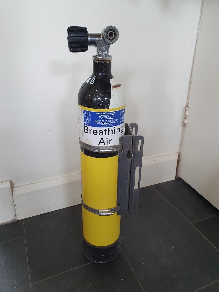Dive Cylinder Pony 3 litre with quick release clamp bracket Excellen