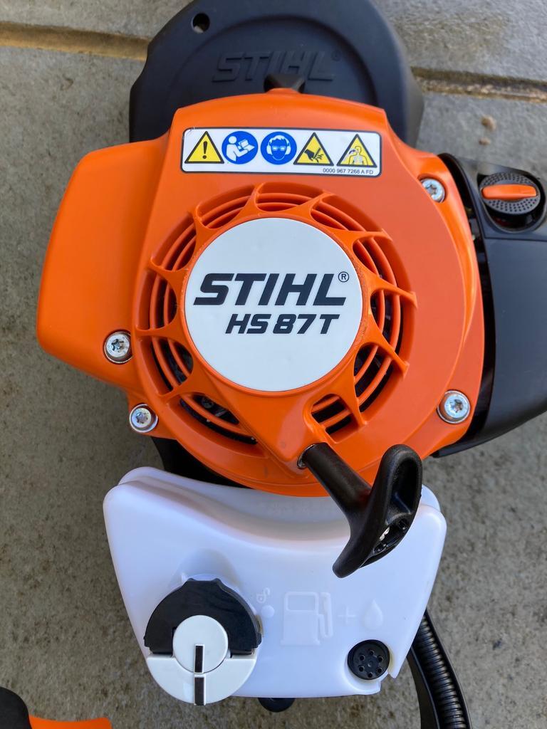 Stihl HS 87 T professional hedge trimmer 2022yr model Ex demo in