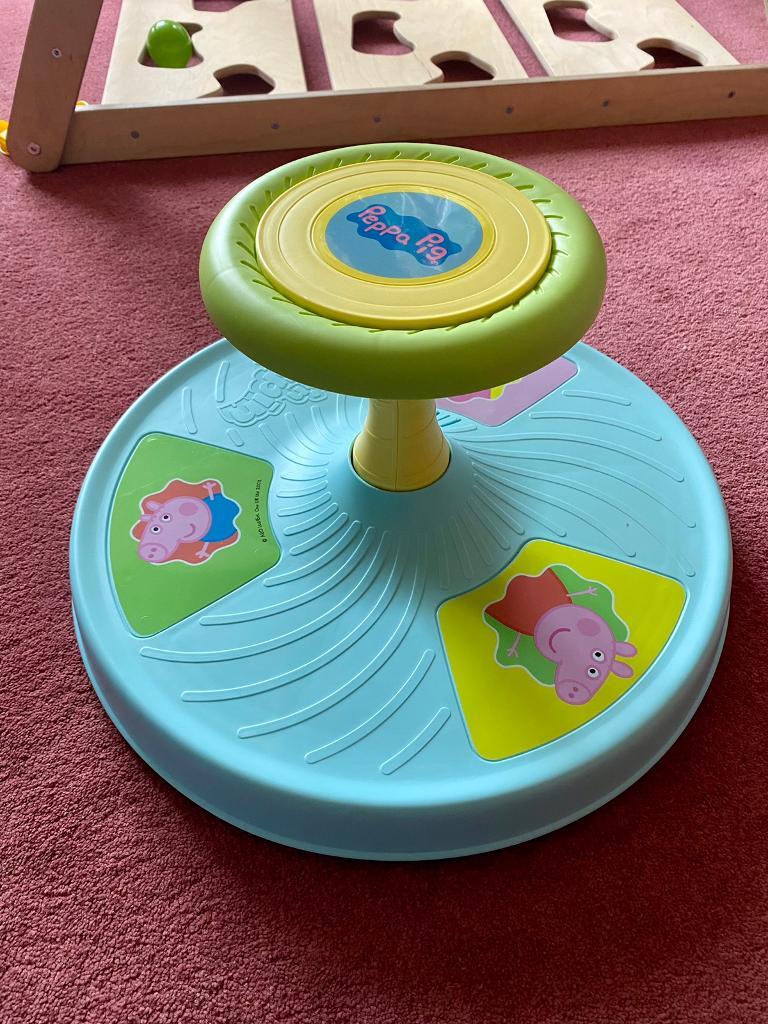 Playskool Peppa Pig Sit 'n Spin Musical Classic Spinning Activity Toy