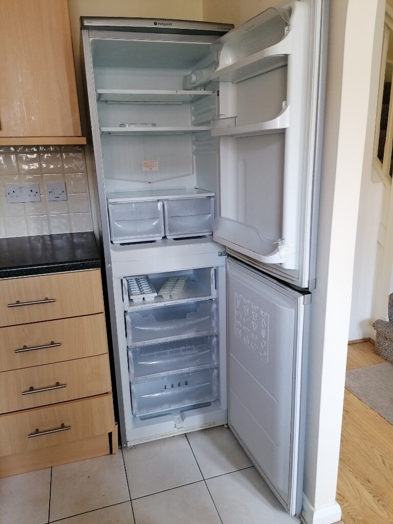 Hotpoit RFA52P Iced Diamond fridge freezer silver in Coventry, West Midlands Gumtree
