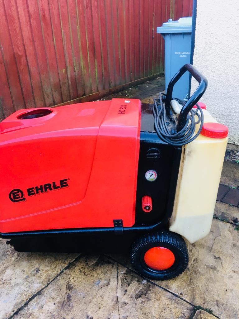 Ehrle hot pressure washer diesel industrial interpump power jet washer