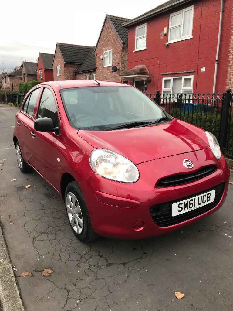 2012 NISSAN MICRA 1.2 PETROL 5 DR VISIA PURE DRIVE EDITION 13 K LOW