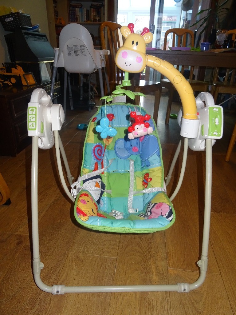 Fisher Price Battery Operated Musical Baby Swing in Downend, Bristol