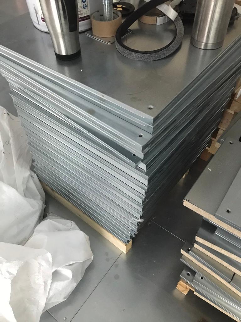 Raised access floor tiles complete with peds and screws