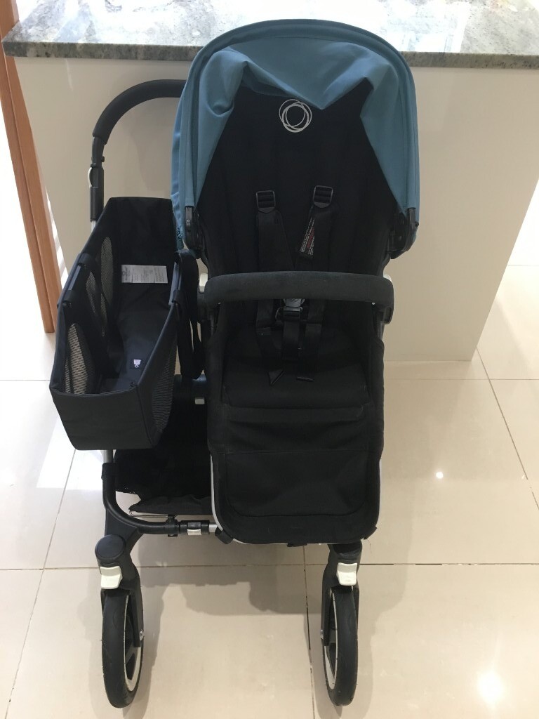 Bugaboo Donkey Duo with full accessories; additional car seat adaptor