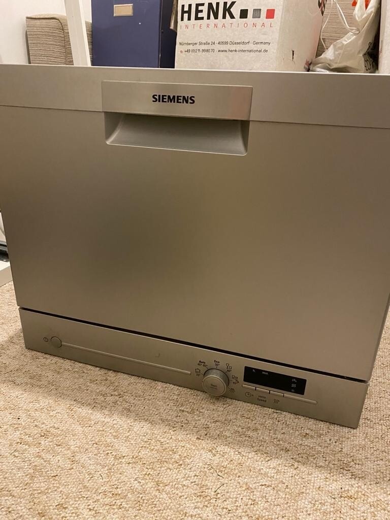 Siemens IQ300 55cm Compact Table Top Dishwasher Sliver Stainless
