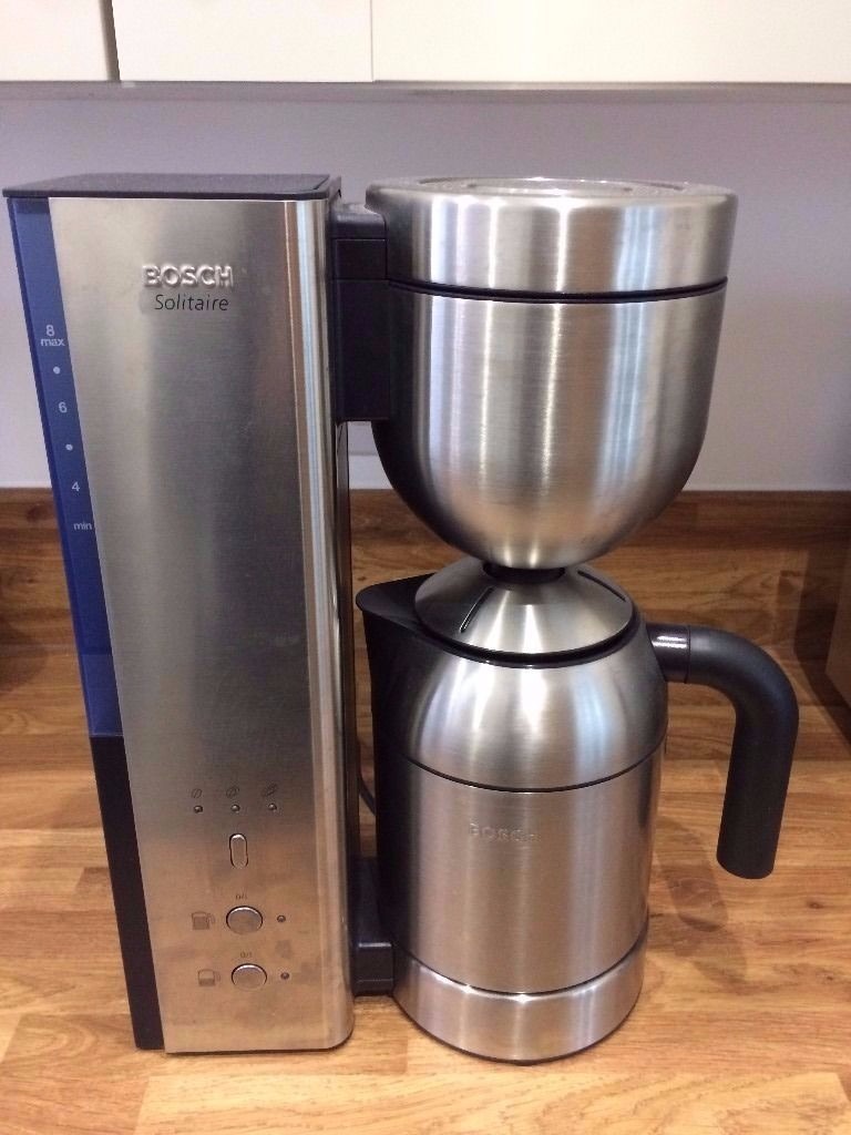 Stainless steel bosch solitaire coffee machine in Ely, Cardiff Gumtree
