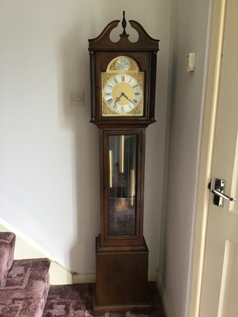 Grandmother clock weight driven westminster chime in Lower Earley