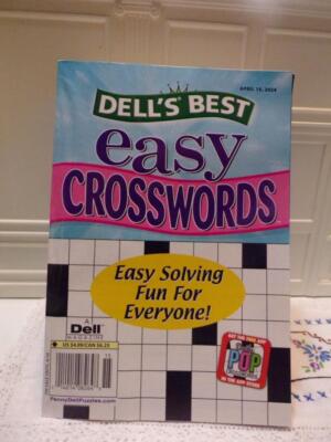 Dell's Best  Magazine  EASY CROSSWORD PUZZLES - April 2024