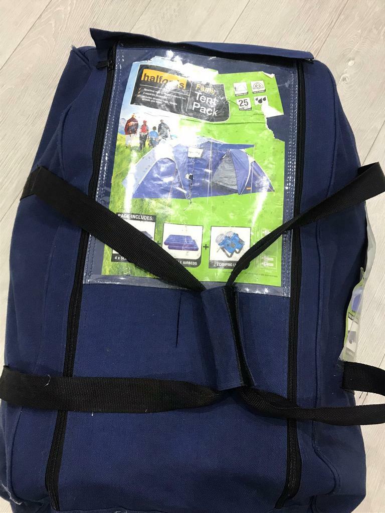 Halfords 4 man family tent pack in Armadale, West Lothian Gumtree