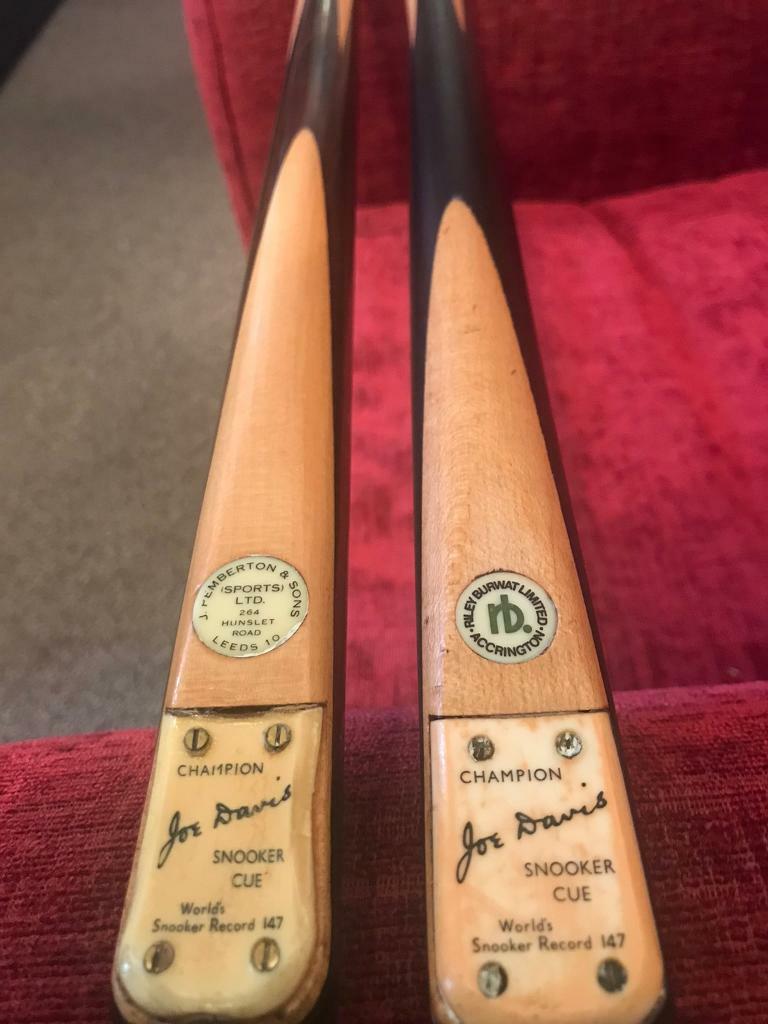 Vintage Joe Davis snooker cues in Sheffield, South Yorkshire Gumtree
